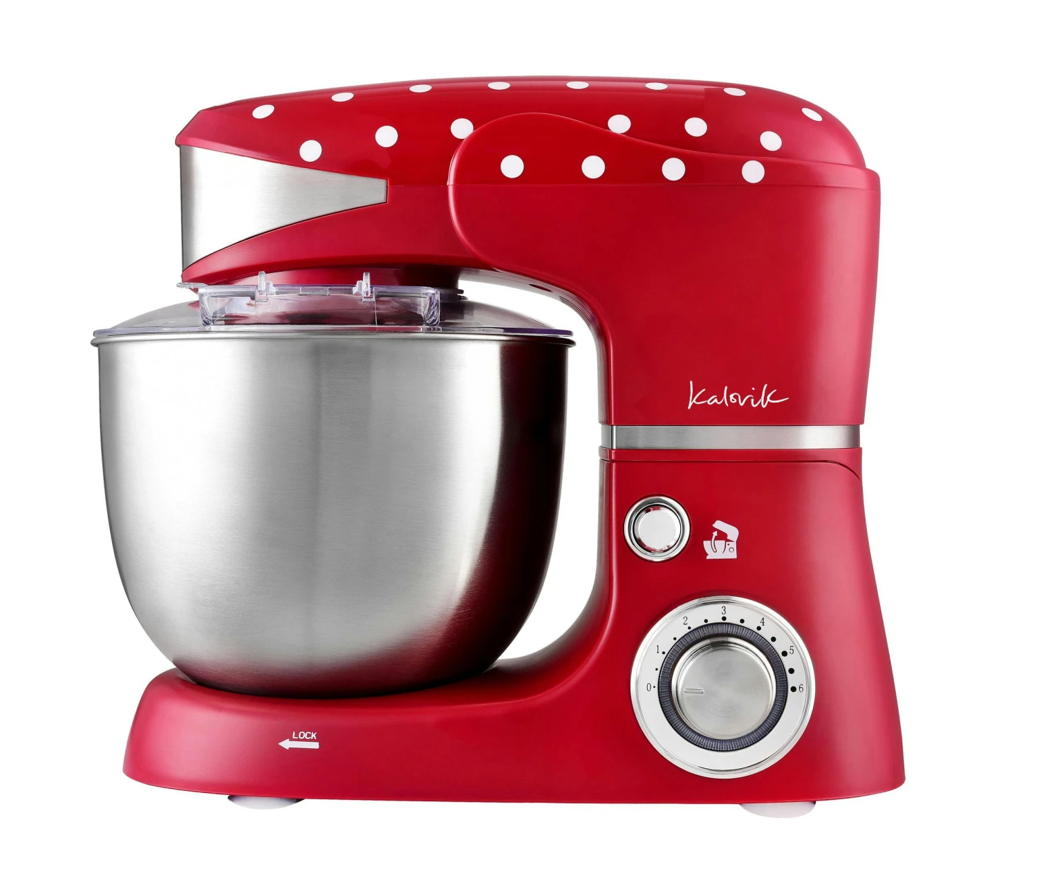 Bella Pico 2G Küchenmaschine 1300W 1,7PS 6 Stufen 5 Liter Rot 6 Bella Pico 2G Küchenmaschine 1300W 1,7PS 6 Stufen 5 Liter Rot – Bild 6