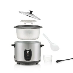 WILFA Reiskocher INARI, 1 Liter, 500 Watt, RC-5S, Silber -Küchengeräte Geschäft 2f522826 d648 49f4 b523 e3421a53d77b