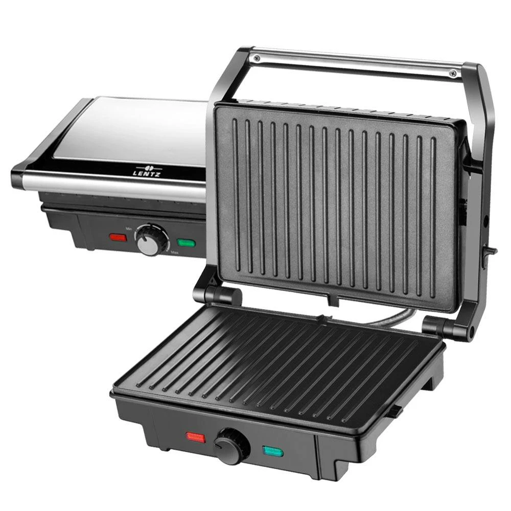Lentz Kontaktgrill 1600 Watt Elektrogrill Tischgrillfunktion GRill Toaster Maker Antihaftbeschichtet 1 Lentz Kontaktgrill 1600 Watt Elektrogrill Tischgrillfunktion GRill Toaster Maker Antihaftbeschichtet