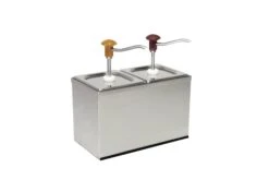 Schneider® Dosierspender GN-Behälter 2-fach Inhalt 2x3 Liter - 340x185x345mm