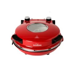 Schäfer Pizzamaker 32cm Mit Zubehör Express Pizzaofen 1200W Keramiksteinplatte 360-400ºC (rot) -Küchengeräte Geschäft 510e3be5 a6ed 460f 92df 4dbda043c5cb