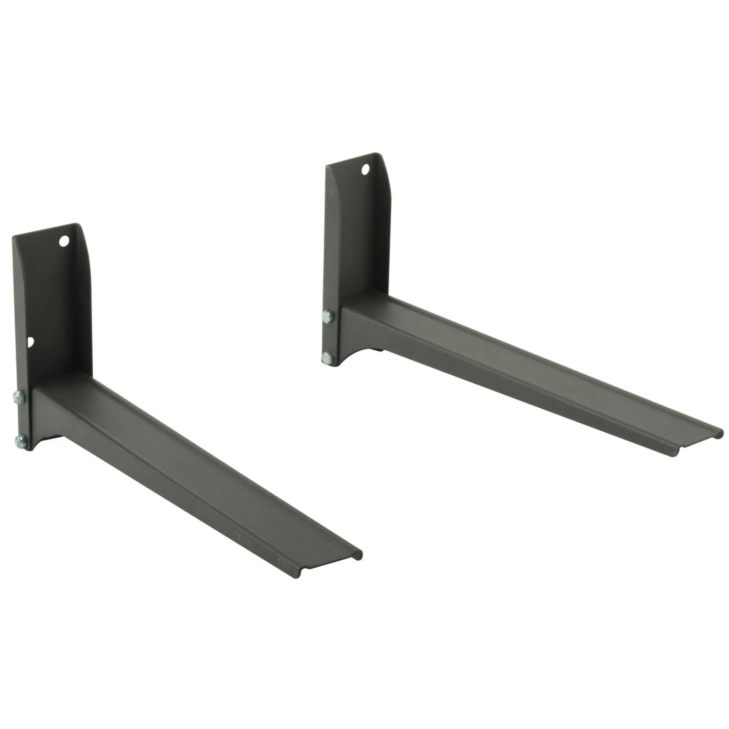 Wandhalterung Weiß Für Mikrowelle Küche Ofen Grill Halterung Regal Ablage Ausziehbar 2 Wandhalterung Weiß Für Mikrowelle Küche Ofen Grill Halterung Regal Ablage Ausziehbar – Bild 2