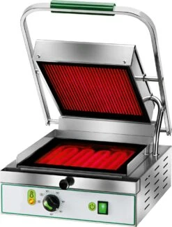 Cookmax Elektro-Kontaktgrill, Oben Gerillt, Unten ½ Glatt + ½ Gerillt -Küchengeräte Geschäft 764f0616 c191 45ec a053 2518774d1b69 1