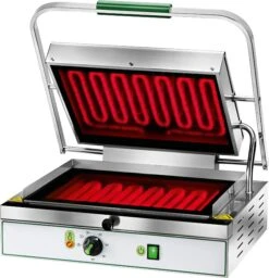 Cookmax Glaskeramik-Kontaktgrill Oben + Unten Glatt