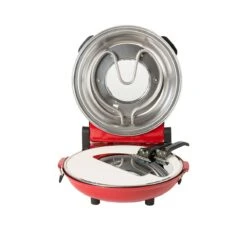 Schäfer Pizzamaker 32cm Mit Zubehör Express Pizzaofen 1200W Keramiksteinplatte 360-400ºC (rot) -Küchengeräte Geschäft 89bb417d 6fc1 4d34 8e64 b10ff03b5462 1