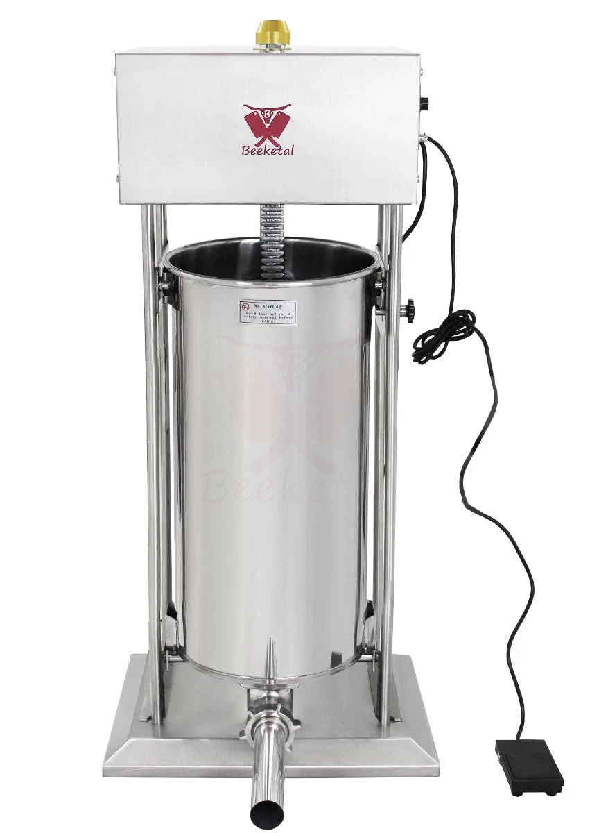 Beeketal Edelstahl Wurstfüller Elektrisch BT25-E 2 Beeketal Edelstahl Wurstfüller Elektrisch BT25-E – Bild 2