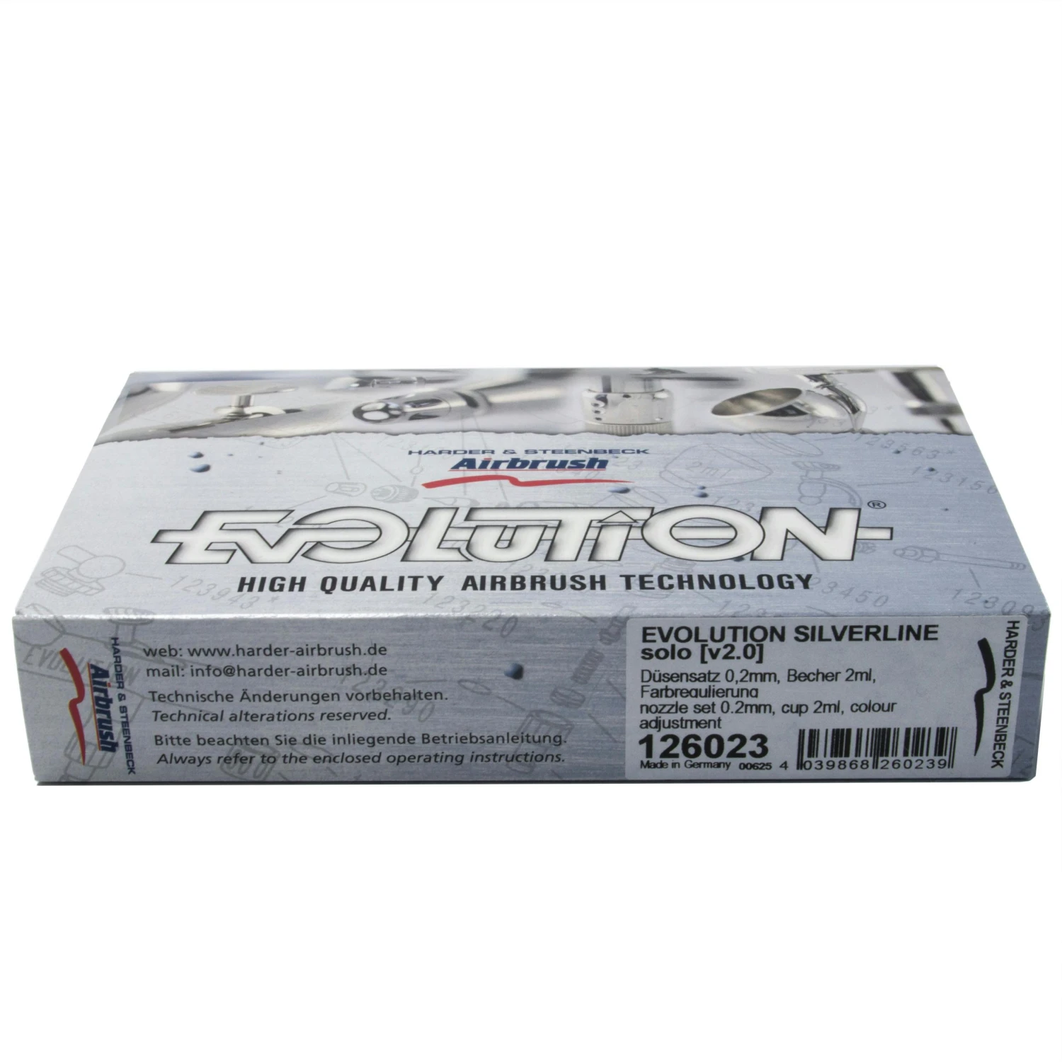 Evolution Silverline Solo 126023 Airbrush Pistole 6 Evolution Silverline Solo 126023 Airbrush Pistole – Bild 6