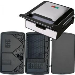 Syntrox Waffeleisen Waffle Stick Maker Kombigerät Mit Wechselbaren Platten
